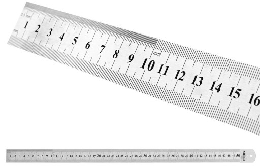 Lineárne pravítko 50 cm, nerez
