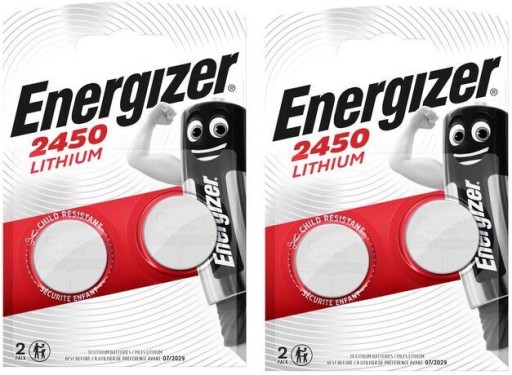 Energizer CR2450 3V lítiová batéria 4 ks