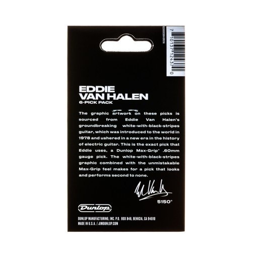 Gitarový Pick 0,6 mm Dunlop EVHP03 biely