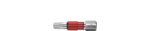 BIT T25 1/4'' UV RED TY 29MM WIHA