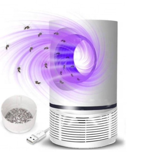 UV INSEKTICÍDNA LAMPA PRE KOMÁRE, HMYZ, muchy, osy, MOLE, USB VEĽKÉ