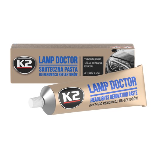 K2 LAMPOVÁ LEKÁRSKA PASTA NA RENOVÁCIU SVETLOMETOV 60g - L3050