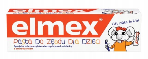 ELMEX Zubná pasta pre deti 0-6 rokov 50ml