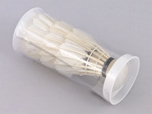 Pérové loptičky na bedminton, 3 ks