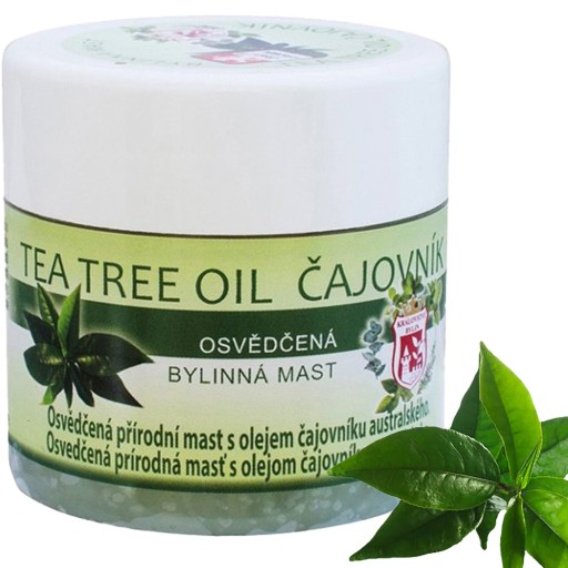 Masť na popáleniny psoriáza atopická atopická dermatitída TEA TREE 150 ml