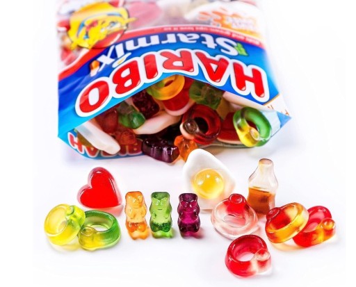 Haribo Starmix Marshmallow Fruit Jelly Beans Mix príchutí 160g Z Nemecka Medvedíky