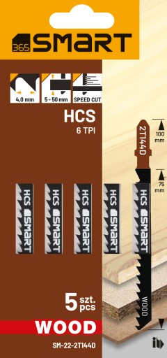 SMART365 HCS PÍLOVÉ KOTOUČE 6 TPI 5 KS