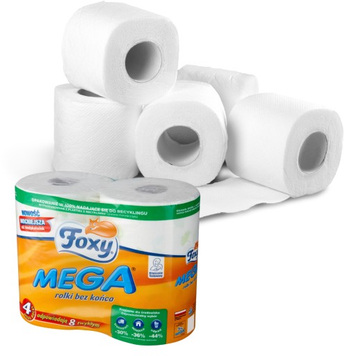 Toaletný papier FOXY MEGA A'4