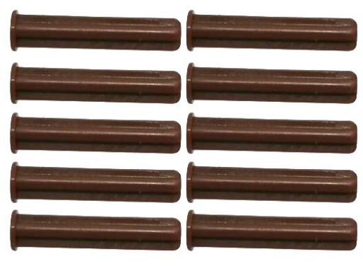 LEGO Axle Axle 3L so zliatinou 2,4x0,6 cm hnedá 6135494 24316 - 10 ks