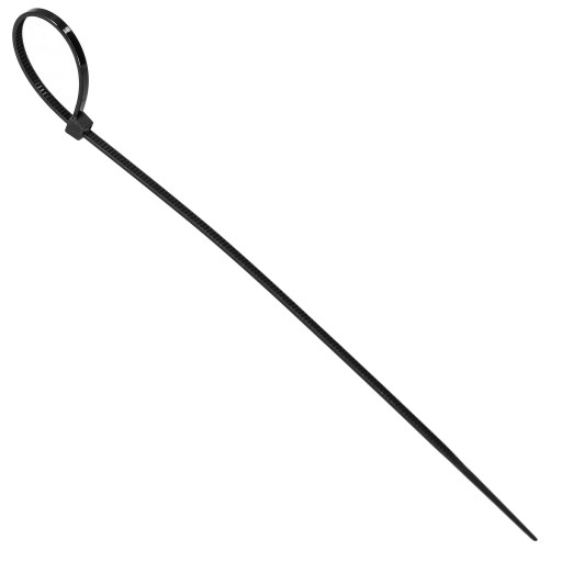 Sťahovacie pásky 100 ks sťahovacie pásky silné čierne 2,5x100 mm