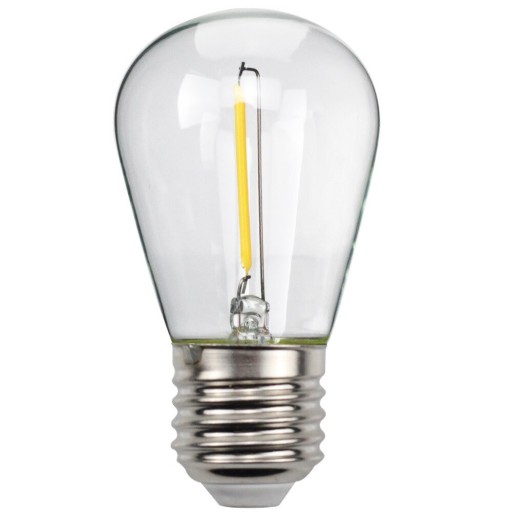 E27 LED FILAMENT 1W WARM žiarovka na girlandy