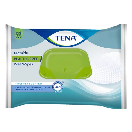 Vlhčené obrúsky TENA WET WIPES BEZ PLASTU vlhčené obrúsky '48 vyskakovacie