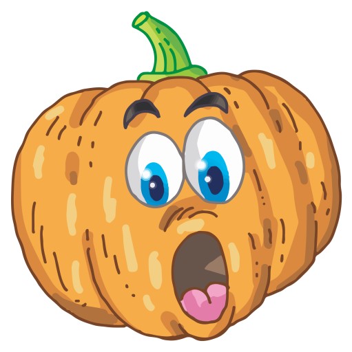 ZRKADLOVÁ NÁLEPKA NA OKNO HALLOWEEN PUMPKIN TEKVICA