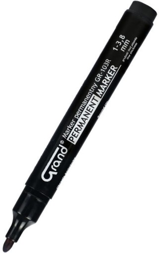 Grand GR-103R permanentný popisovač čierny x2