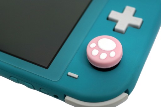 IRIS 4 x silikónové kryty rukovätí pre gombíky Switch Lite, ružové a biele