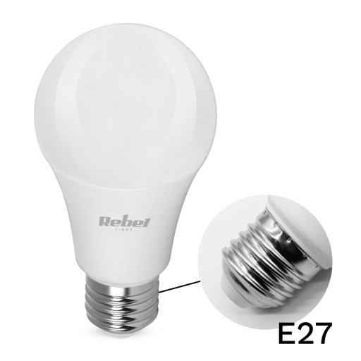 LED žiarovka 8,5W E27 A60 806lm 3000K Rebel