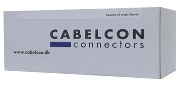 F x10 zástrčky RG 6 Cabelcon F-56 kompresný konektor
