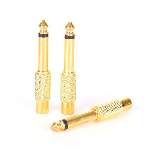 ADAPTÉR KONEKTOR 6.3 RCA CINCH ZÁSUVKA NAKAMICHI