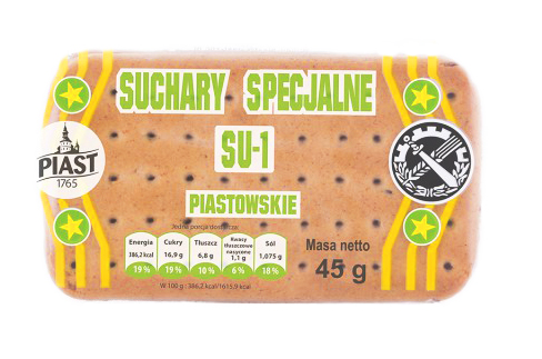 Piast Suchary Vojenský špeciál SU-1 45 g EDC