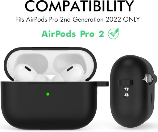 silikónové ochranné puzdro pre Airpods Pro 2 CASE s karabínou RESISTANT
