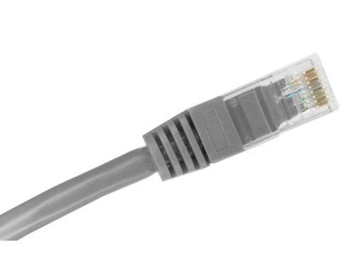 Kábel Patchcord UTP cat.5E, 0,25 m, šedý