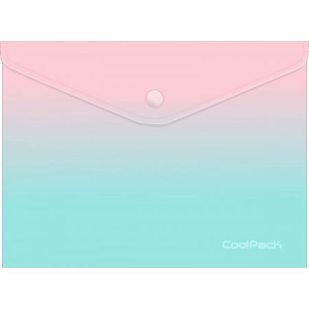 COOLPACK OBÁLKA NA DOKUMENTY A4 SO Zipsovým GRADIENTOM JAHODA