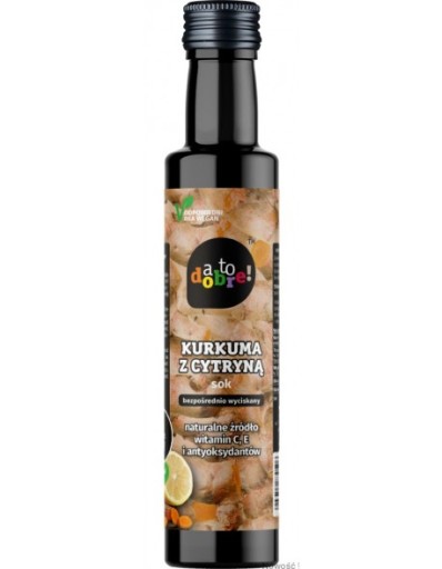 ŠŤAVA Z KURKUMY S CITRÓNOM 250 ML A JE DOBRÁ