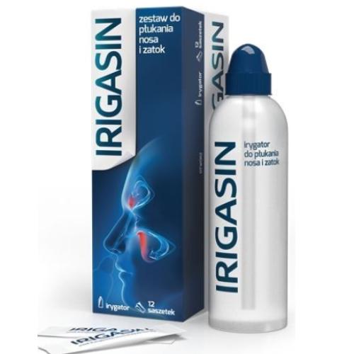 IRIGASIN - SINUS OPLACHOVACIA SÚPRAVA - FĽAŠA + 12 VRECKOV NaCl