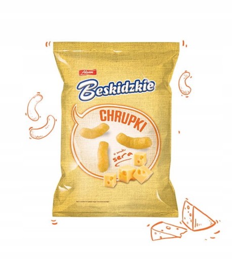 AKSAM Beskidzkie Chrupki s orieškovou príchuťou 85 g