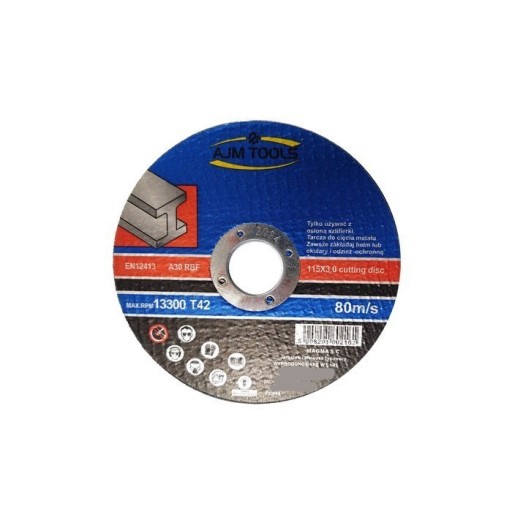 5 kotúčov na rezanie ocele a kovu 115x3,0 115mm