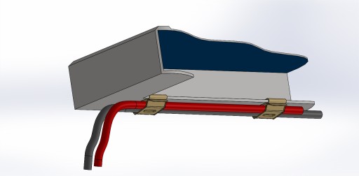 Držiak príchytky solárneho kábla 2x4-6 10 ks