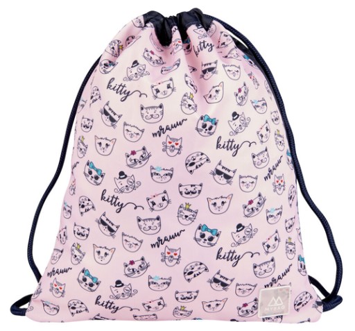 TOPÁNKY TAŠKA KIDS MYBAQ KITTY KITTY RUŽOVÁ