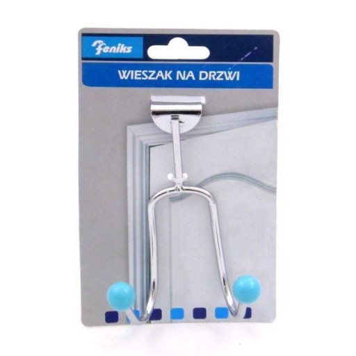 DVOJITÝ VEŠIAK NA DVERE - 2 HÁKY - vešiaky
