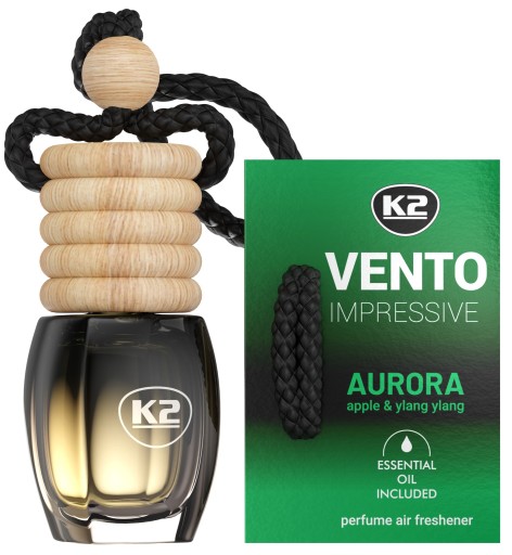 Prívesok na osviežovač vône do auta K2 VENTO Solo Impressive AURORA 8 ml