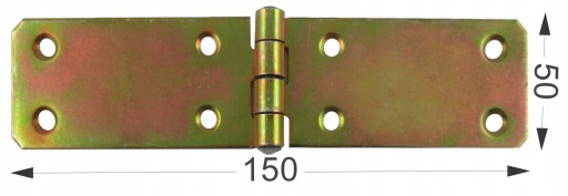 STAVEBNÝ PÁN NA DVERE 150 x 50 PÁNTY POZINKOVANÉ