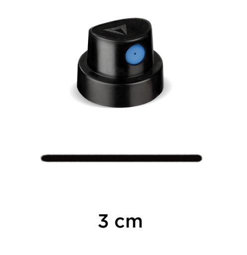 ČIERNO MODRÁ TRYSKA 3 cm NÁSTREK