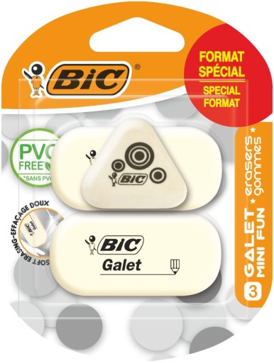 GUMA GALET + MINI FUN BIC BLISTER 2+1KS