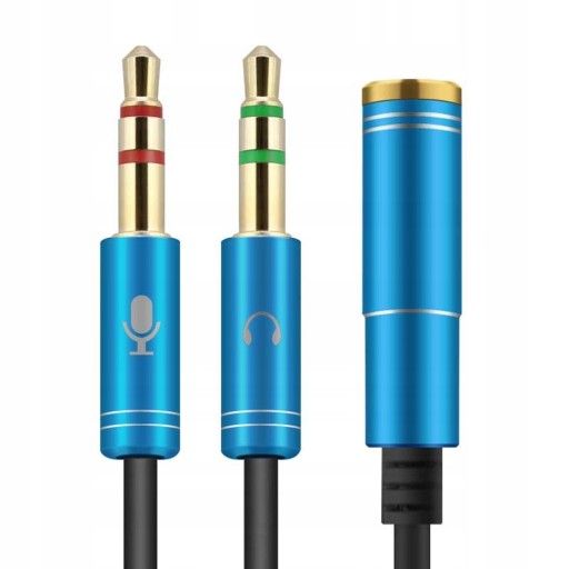 Adaptér na kábel slúchadiel Splitter Jack 3.5 KVALITA
