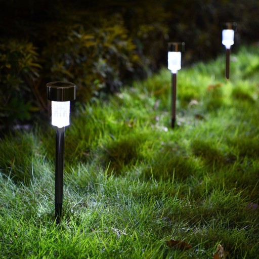 Solárne svietidlo LED GARDEN POST Čierna