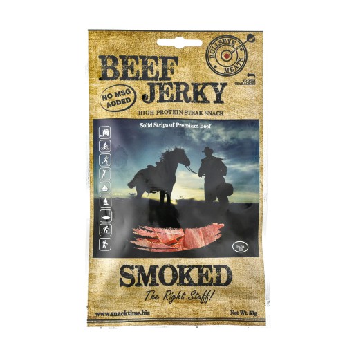 BULLSEYE MEATS HOVÄDZIE JERKY ÚDENÉ 50 g