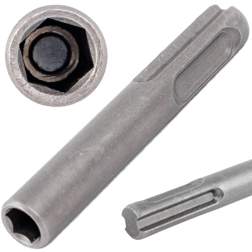 ADAPTÉR SDS PLUS 1/4 MAGNETICKÝ DRŽIAK BITOV 60 MM