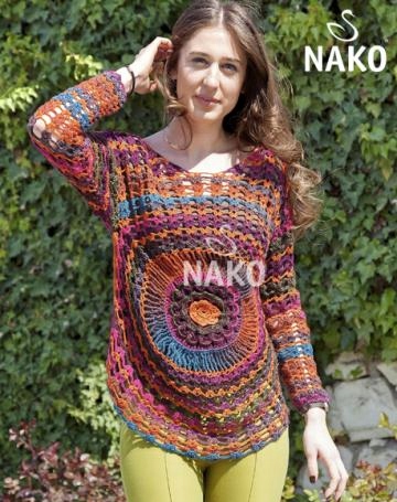WALTZ priadza vlna akryl 100g 5715 Nako Vals