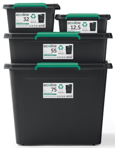 KONTAJNER S VEKOM, ČIERNA 12,5 L eco.line