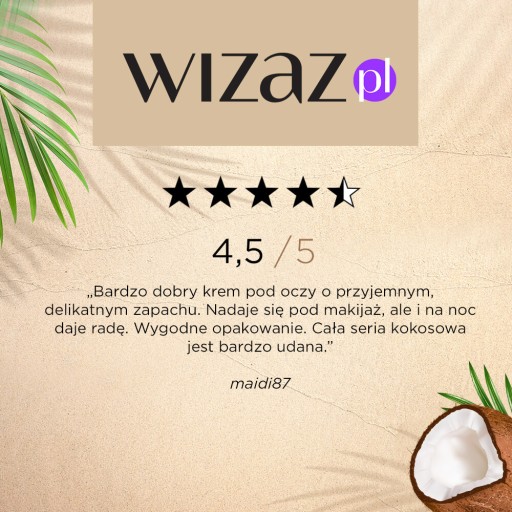 Očný krém Eveline Cosmetics Rich Coconut
