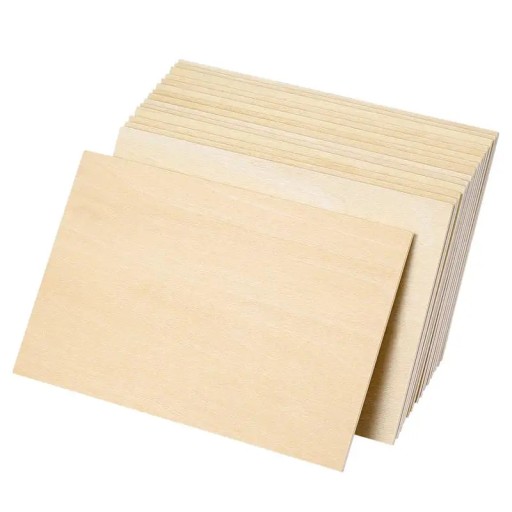 3mm preglejka pre laser triedy 1/2, formát A5, dekor dreva, decoupage x10 ks.
