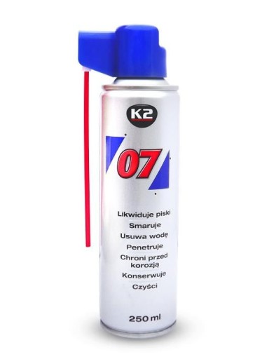 K2 07 250ML VIACÚČELOVÝ PRÍPRAVOK NA ODSTRAŇOVANIE HRDZE PENETRAČNÝ PROSTRIEDOK