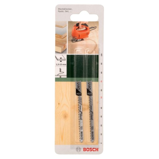 List do priamočiarej píly Bosch Wood U 1 AO 2ks