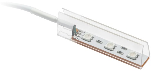 RGB LED plastový klip na sklenenú policu GTV