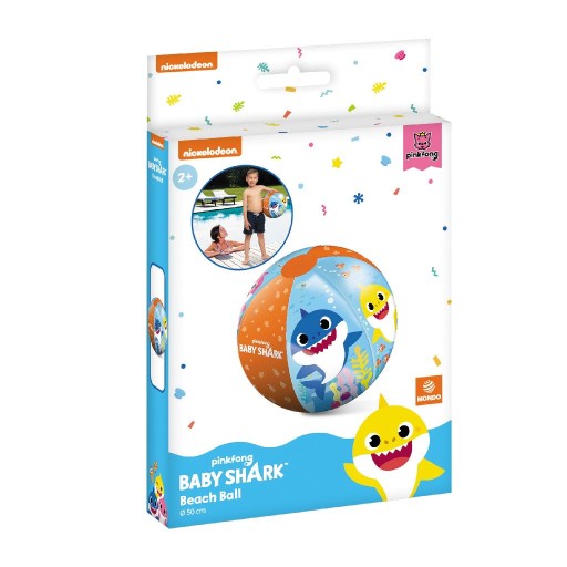 BABY SHARK 671 nafukovacia plážová lopta