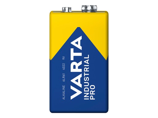 VÝKONNÁ ALKALICKÁ BATÉRIA 9V 6LR61 INDUSTRIAL PRO